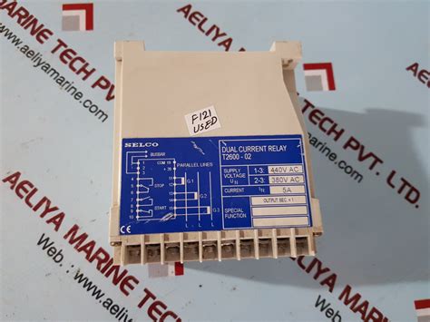 Selco t2600 dual current relay t2600-02 – Aeliya Marine Tech