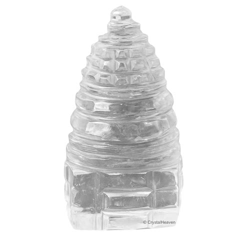 Sphatik Shree Yantra - Premium Original Sphatik Stone Idols