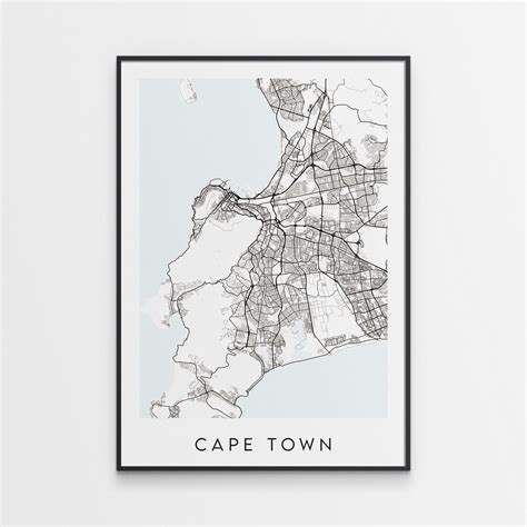 Map Of South Africa Cape Town SOUTH AFRICA CAPE TOWN THE CAPE