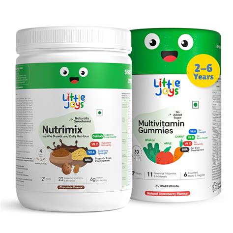 Buy Little Joys Immunity Booster Kit For Kids 2-6 years | Nutrimix ...