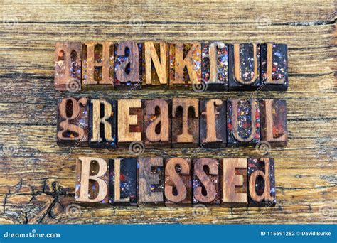 Thankful Greatful Grateful Blessed Love Life Spiritual Thanks Stock ...