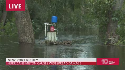 Anclote River in New Port Richey flooded following Hurricane Milton | wtsp.com