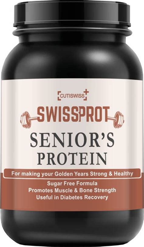 CUTISWISS Senior Citizens | Protein Powder for Elders, 40+ & Old Age ...
