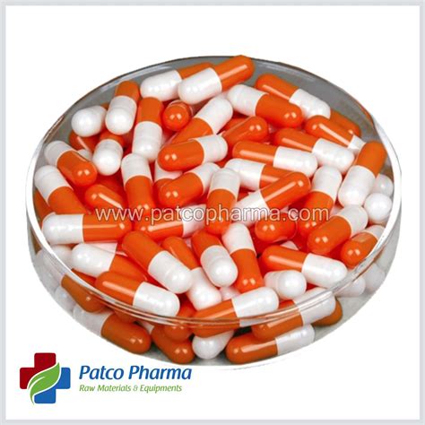 Buy PATCO PHARMA - SIZE 00 ORANGE/WHITE EMPTY GELATIN PILL CAPSULE ...