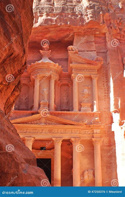 Petra Jordan stock photo. Image of large, desert, interesting - 47250376
