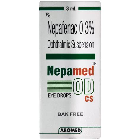 Nepamed OD CS 0.3% Eye Drops 3 ml | Uses, Side Effects, Price | Apollo ...