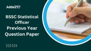 BSSC CGL Previous Year Paper, Download PDF