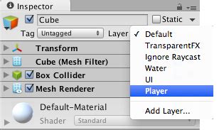 Image result for Unity GameObject Layers