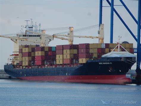 MSC NAISHA III, Container Ship - Details and current position - IMO ...