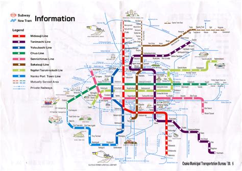 Osaka Map - Japan