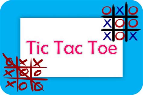 Tic Tac Toe Theme Tambola Housie Tickets, Paper Games in Games