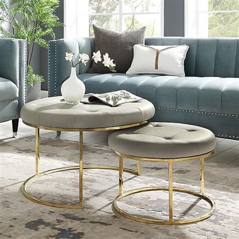 Adore Colored pearl nesting table set of 2 – Adore & Décor