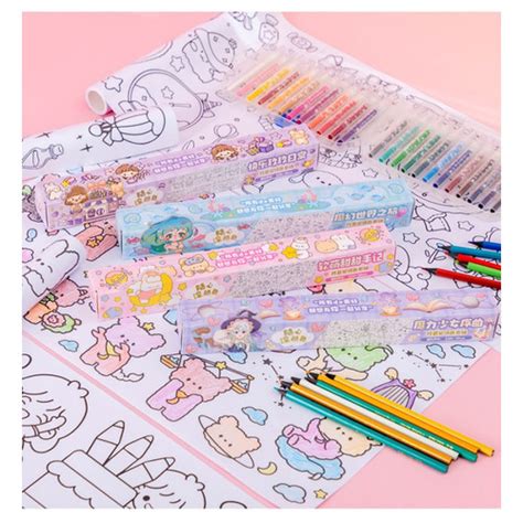 Jual Kertas mewarnai Jumbo / Alat Lukis Gambar Roll Sticker Dinding ...