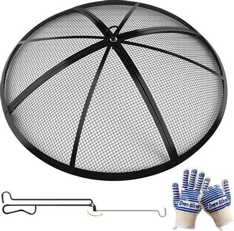 Amazon.com : Baitedelai Fire Pit Spark Screen, Outdoor 30 Inch Round ...