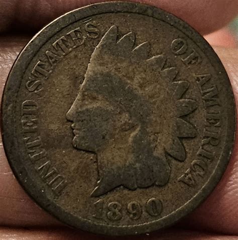 Indian Head Cent 1890 G-6 - For Sale, Buy Now Online - Item #658388