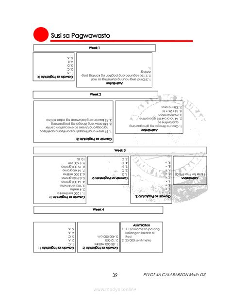 Image result for Grade 3 Math Module 4 Lesson 4
