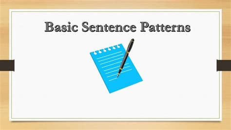 5 Basic Sentence Patterns 的图像结果