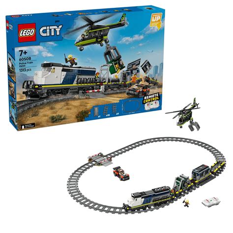 New LEGO CITY 2026 sets: a motorized train and an Audi F1 Team single ...