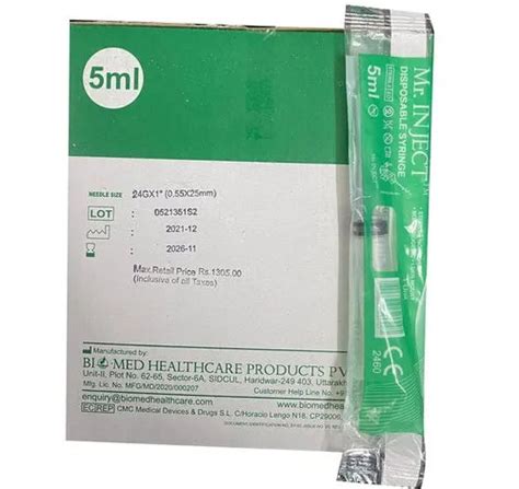 5ml Mr. Inject Disposable Syringe – TeamAsiaHealthcare