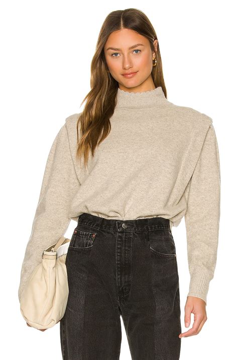 Isabel Marant Etoile Lucile Sweater in Light Grey | REVOLVE