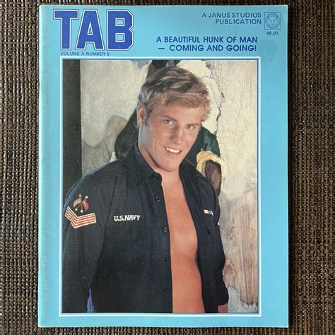 [unread] TAB (1980) JANUS STUDIO Gay NAVY Sailor Military Vintage Male Nudes Jock Colt Muscle