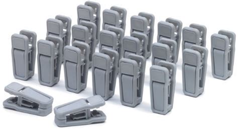 Gray : Haiker Slim-Line Set of (20) Finger Clips (Gray) : Amazon.in ...