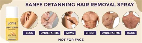 Buy Sanfe Painless & Detan Hair Removal Spray Cream - 25 ml | For ...