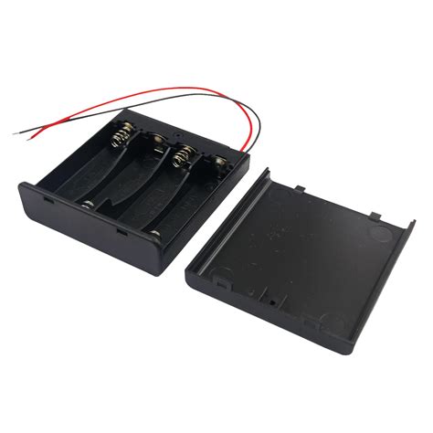 Probots 4 x 1.5V AA Cell Battery Case Holder Socket with On Off Switch ...