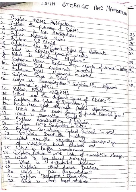 Bscit 4 imp ques - UHTA STORAGE AND MANAGEMENT 1. Explain DBMS ...