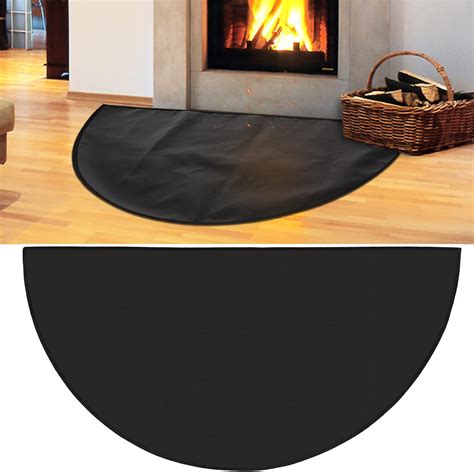 Fireproof Fireplace Mat - 48'' × 27'' x 2/25'' Upgraded 4-Layer ...