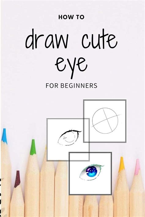 how to draw cute eye for beginners: digital art with example - manga ...