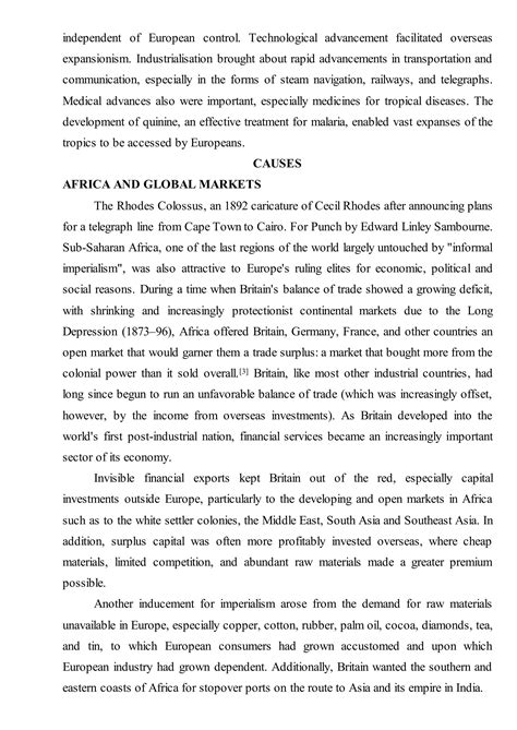 Scramble for africa | DOCX