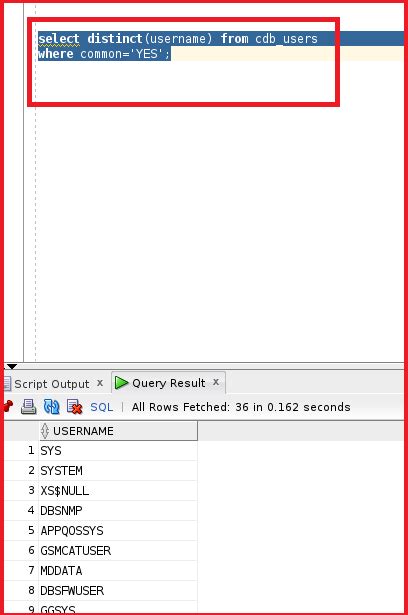 Image result for Oracle Users Table