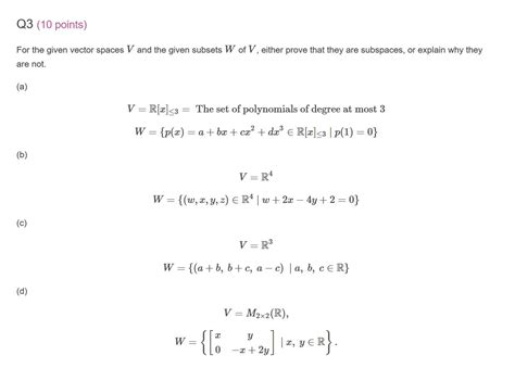 Image result for Vector Space Examples Linear Algebra