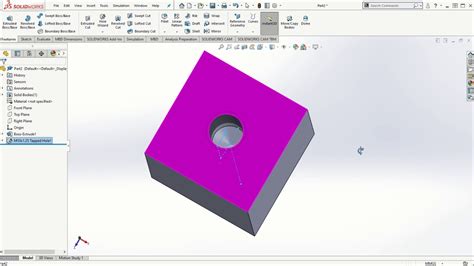SolidWorks Internal Thread 的图像结果