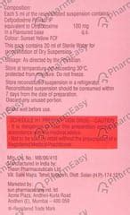 Cepodem 100 Dry Suspension: Uses, Side-effects, Price, Dosage & More ...