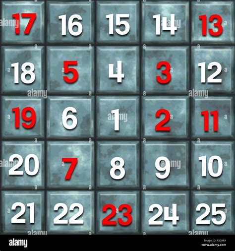 First 9 prime numbers hi-res stock photography and images - Alamy