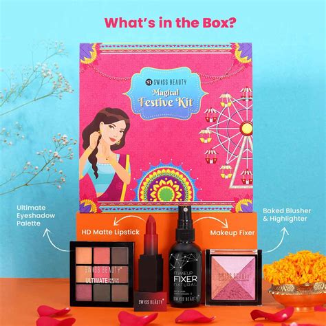 Foxy.in : Buy Swiss Beauty Magical Festive Makeup Kit (Karwachauth day ...