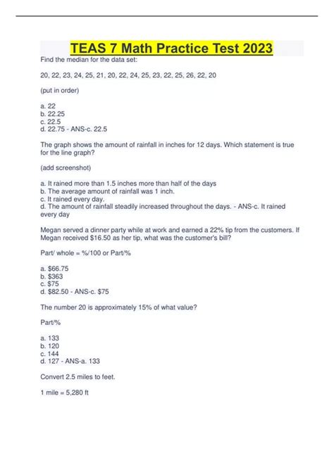 Teas Math Problems 的图像结果