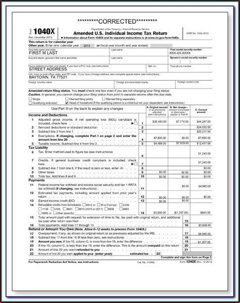 Kuvatulokset haulle irs form 1040x