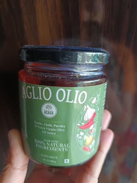 Acasa Aglio Olio Pasta Sauce 200ml | Garlic & Chilli Olive Oil Sauce ...