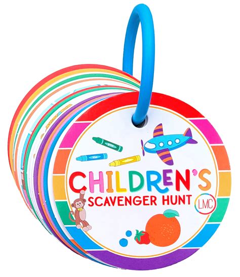 Snapklik.com : Childrens Scavenger Hunt Card Game - Toddler Card Games ...