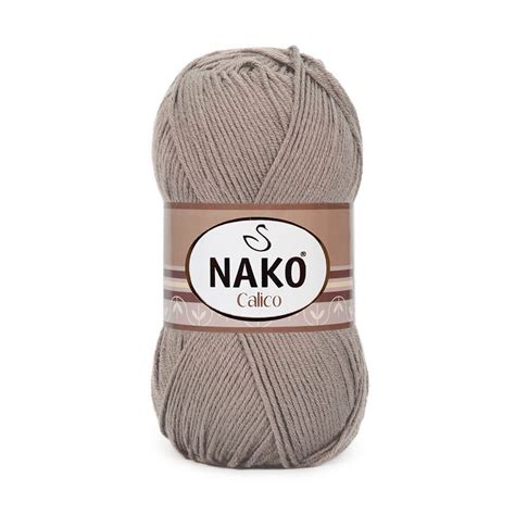 Nako Calico Yarn - Brown 12383