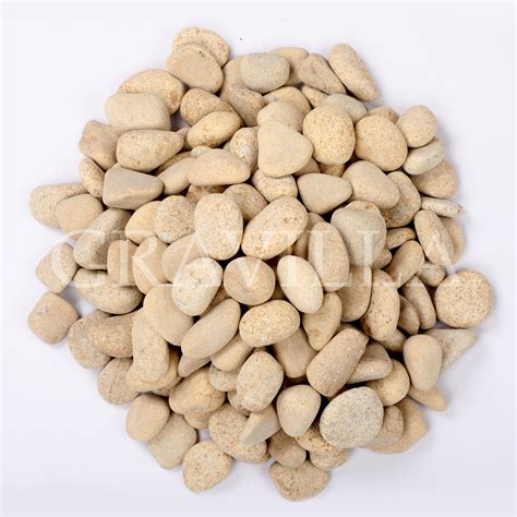 Mystic Gold Limestone Tumbled Pebbles 10-25mm | Limestone Pebbles