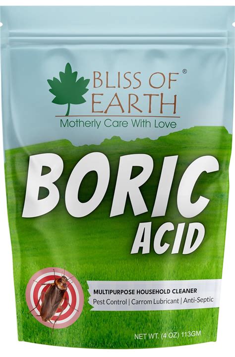 Bliss of Earth Boric Acid Powder For Cockroaches & termites, Rice ...