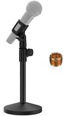 Mic Stand Desk, Ohuhu Desktop Microphone Stand, Adjustable Table Mic ...
