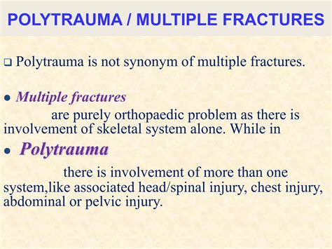 Polytrauma | PPTX