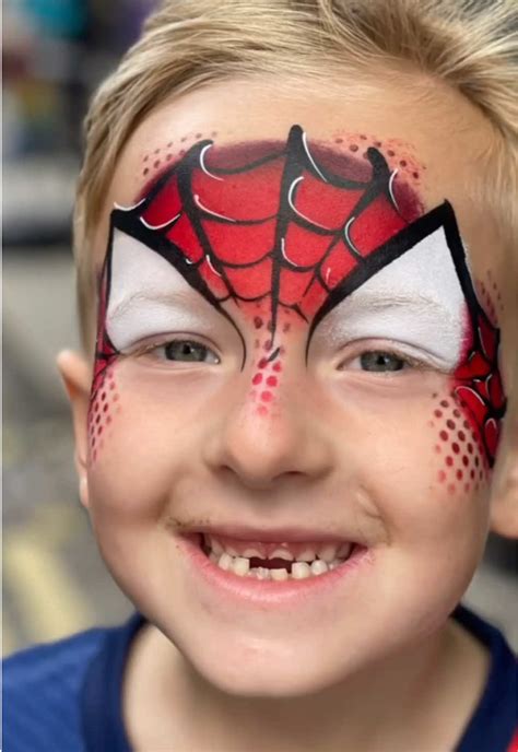 Rezultat imagine pentru Spider-Man Face Paint Tutorial