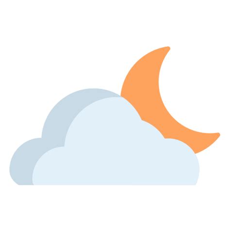 Cloudy night - Free weather icons