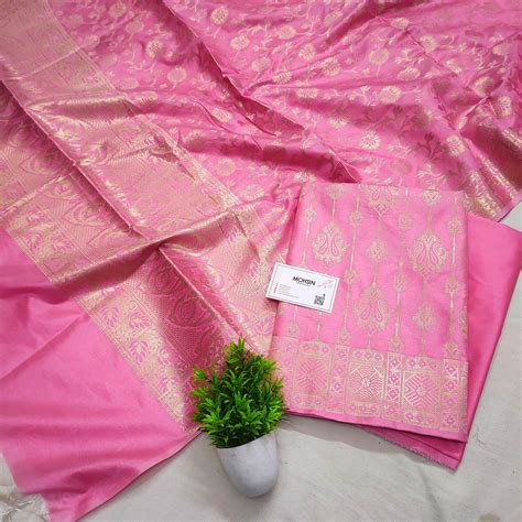 Black Bandhej Georgette Silk Banarasi Saree – Mohsin Textiles